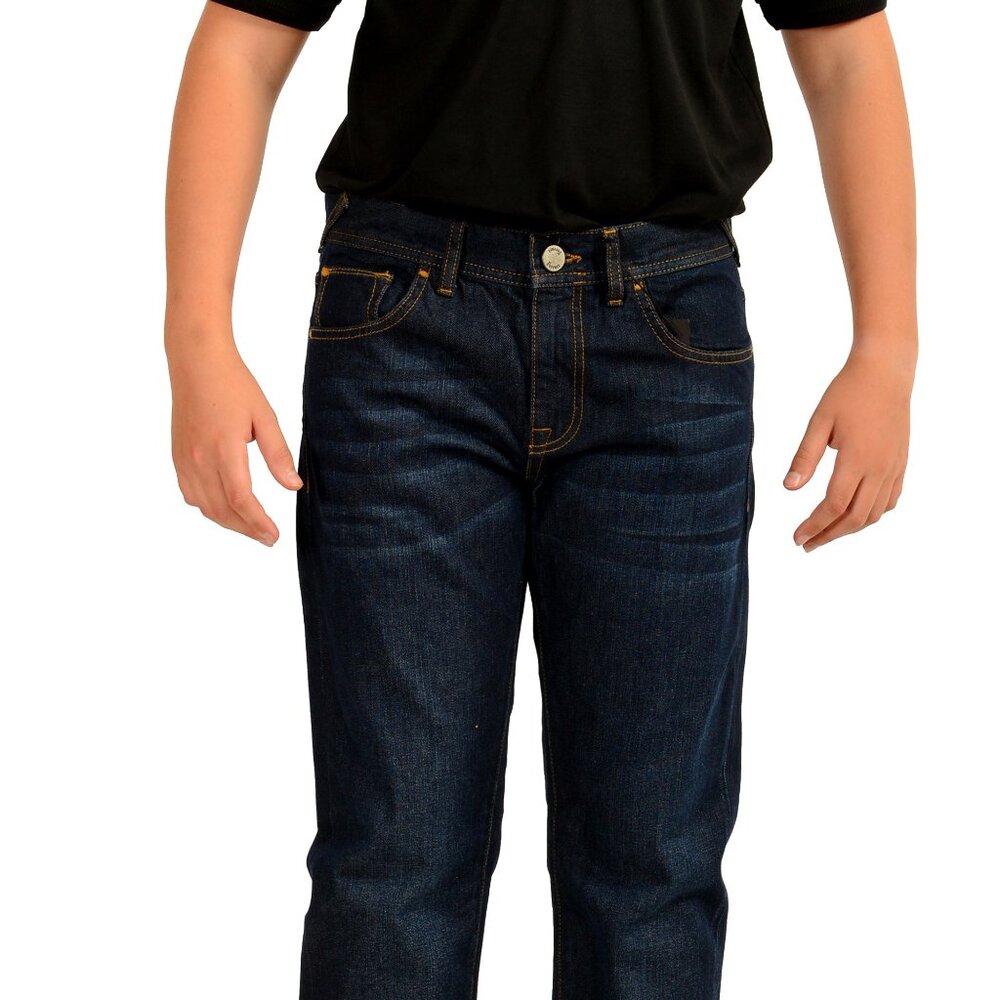 Scuderia Ferrari Men's 5 Pockets Blue Wash Straight Leg Jeans US 30 IT 46 - Picture 1 of 6